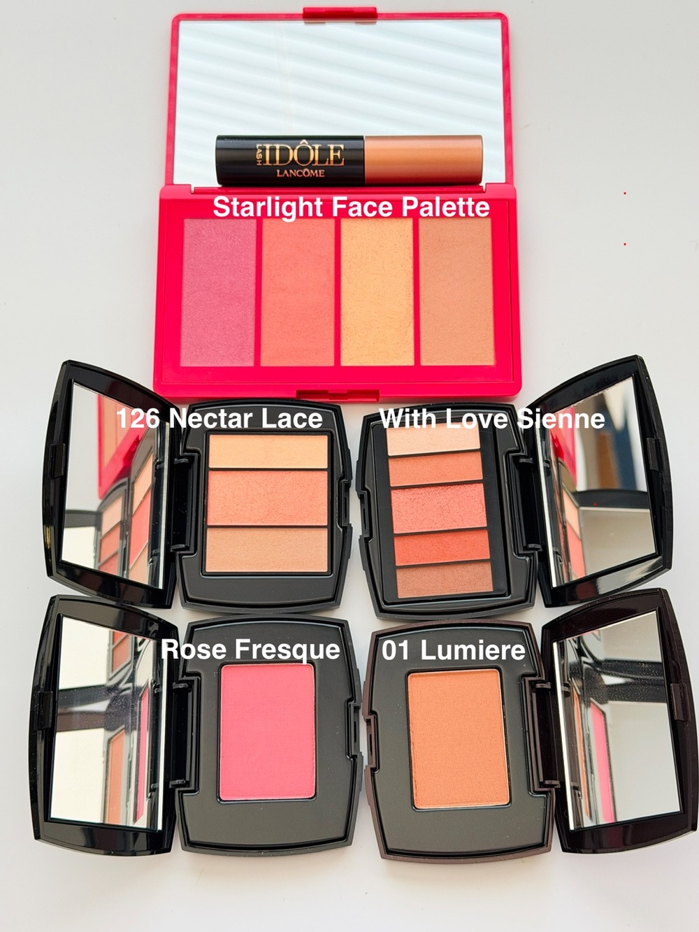 Lancôme Eyeshadow, Blush, Bronzer, Highlighter & Idole Mascara (6pcs)